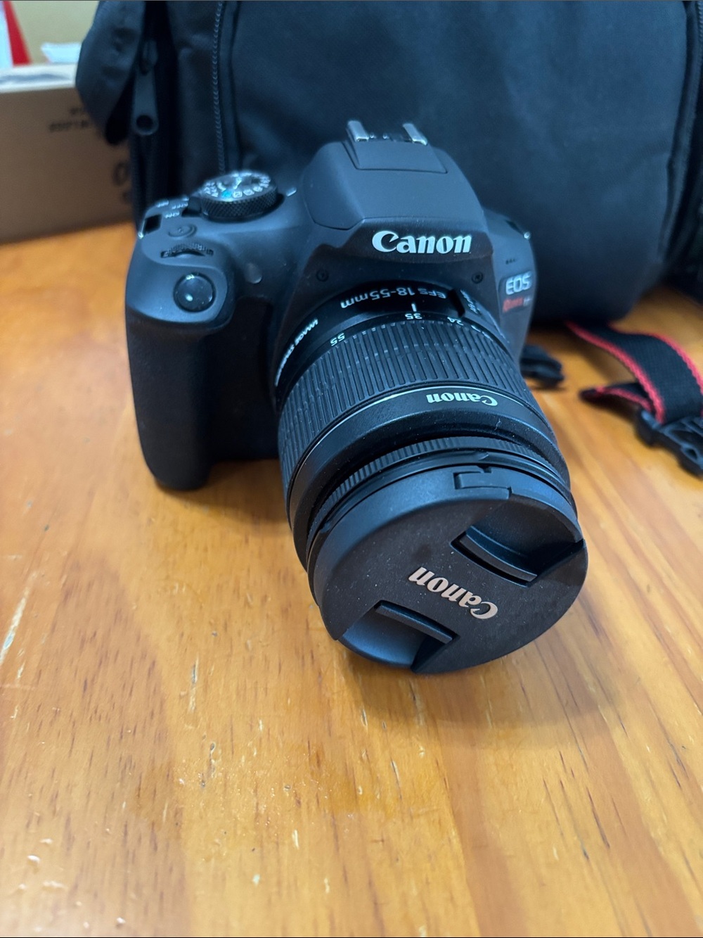 Canon DSLR Camera in Black with 18-55mm Lens